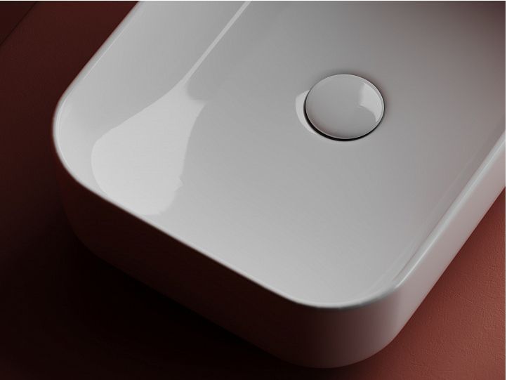 Умывальник CERAMICANOVA Element чаша накладная прямоугольная CN5043