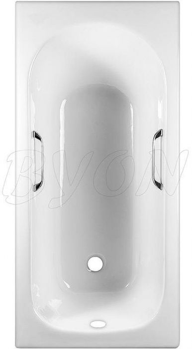 Чугунная ванна Byon B13 170x70 V0000226 с ручками с антискользящим покрытием