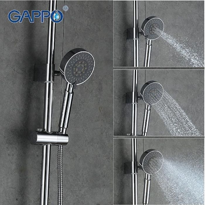 Душевая система Gappo G02-2 G2402 Хром