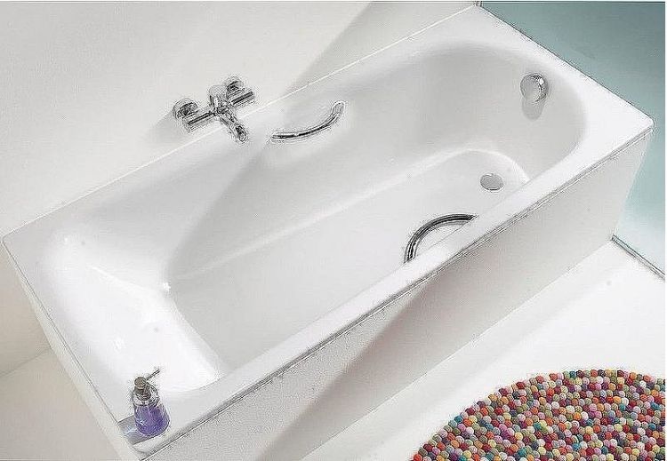 Стальная ванна Kaldewei Saniform Plus Star 331 150x70 133100013001 с покрытием Perl-Effect с отверстиями под ручки