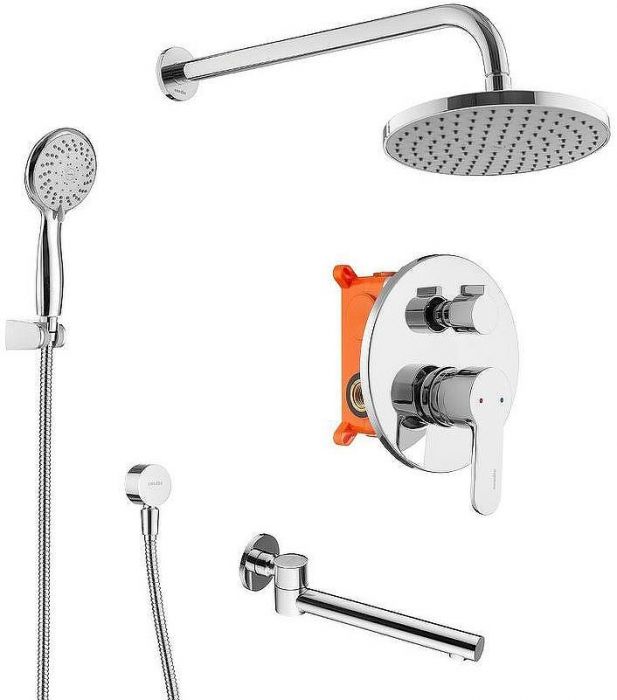 Душевая система Swedbe Platta 5544 Хром