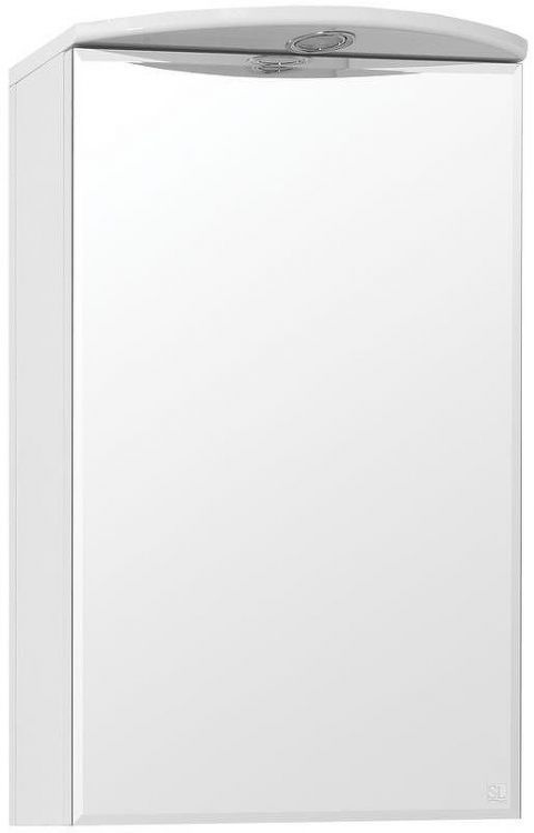 Зеркальный шкаф Style Line Эко стандарт Альтаир 40 С с подсветкой Белый