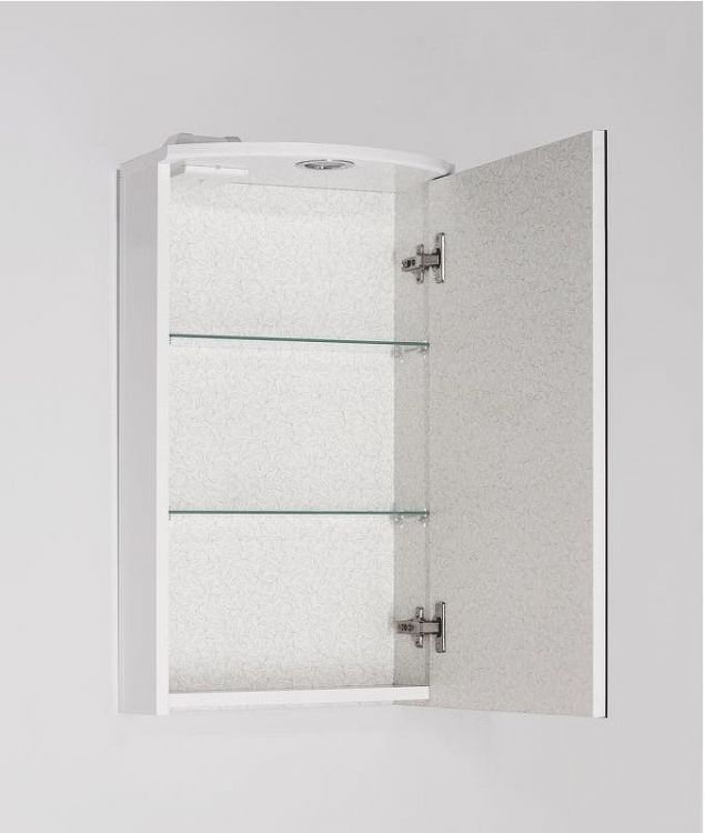 Зеркальный шкаф Style Line Эко стандарт Альтаир 40 С с подсветкой Белый