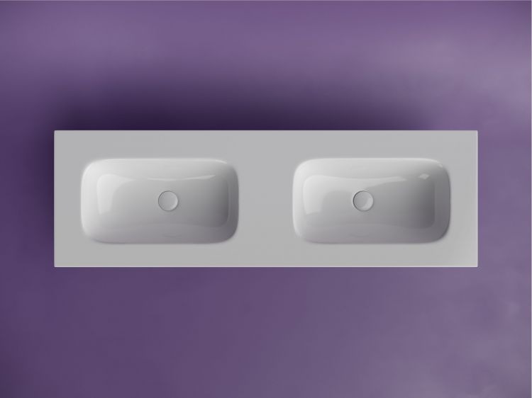 Раковина накладная SANCOS мебельная CERAMICANOVA Grace прямоугольная 1410x457x137 мм , с двумя чашами без отверстий под смеситель, цвет белый, CN7022wx, CN7022wx Раковина накладная SANCOS мебельная CERAMICANOVA Grace прямоугольная 1410x457x137 мм , с двумя чашами без отверстий под смеситель, цвет белый, CN7022wx, CN7022wx