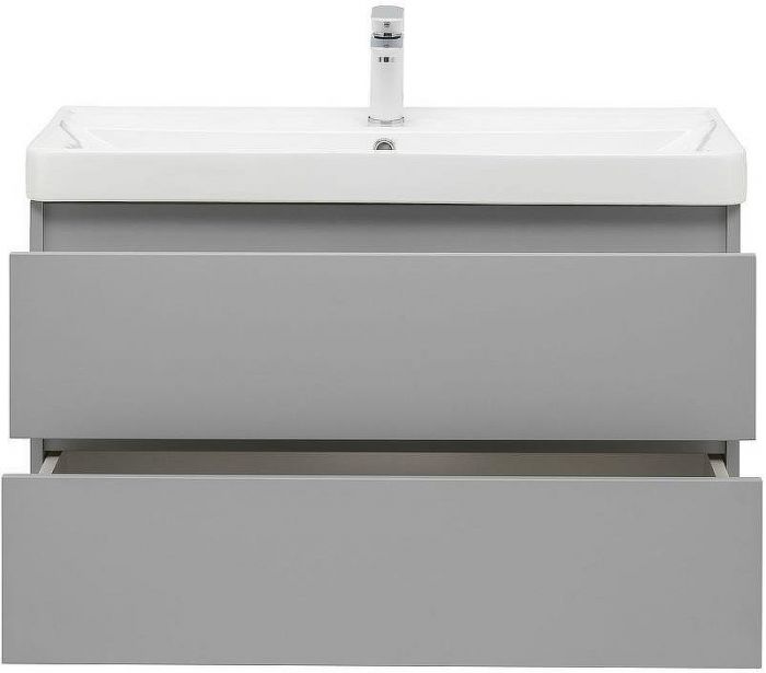 Тумба под раковину Aquanet Вега 90 329604 подвесная Мисти грин