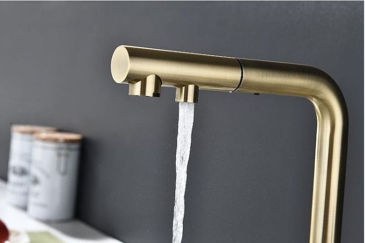 Смеситель для кухни Paulmark Serpentine Se213222-BR Бронза Смеситель для кухни Paulmark Serpentine Se213222-BR Бронза