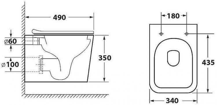 Унитаз Owl 1975 Vatter Ruta-H mini TOWLT190403S подвесной с сиденьем Микролифт Унитаз Owl 1975 Vatter Ruta-H mini TOWLT190403S подвесной с сиденьем Микролифт