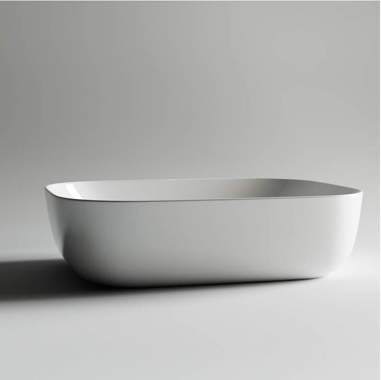 Умывальник чаша SANCOS Element накладная прямоугольная 505x405x140мм, CN6008