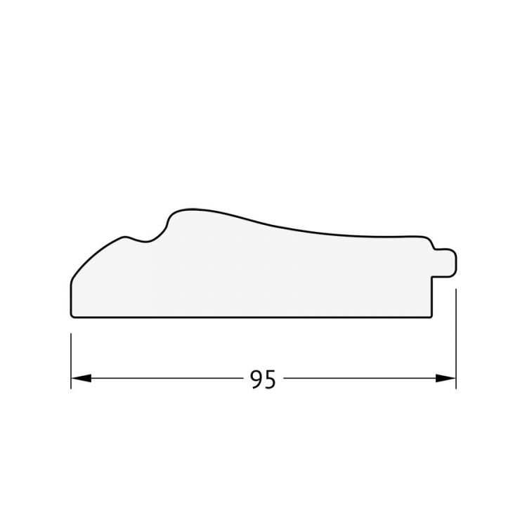 Зеркало EVOFORM  EXCLUSIVE-G FLOOR BY 6323 83x203 травленое серебро 95 мм пристенное напольное с гравировкой в багетной раме