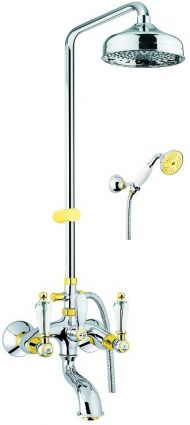 Душевая система Fiore Gioielli 08CO0615 цвет Хром Золото