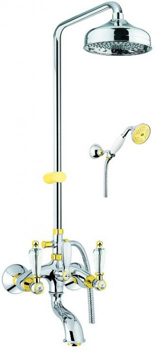 Душевая система Fiore Gioielli 08CO0615 цвет Хром Золото