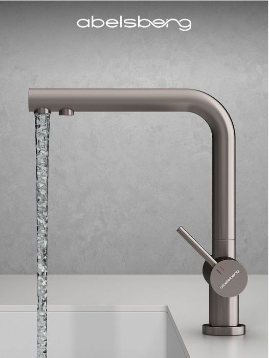 Смеситель для кухни Abelsberg Pura UVF70929BN цвет Титан