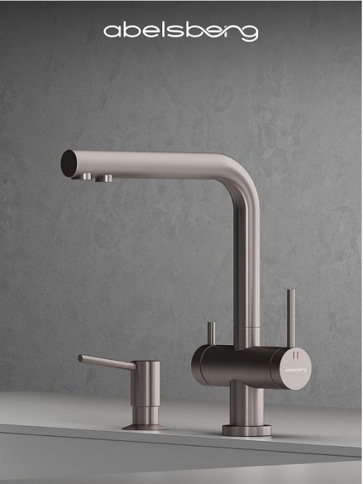 Смеситель для кухни Abelsberg Pura UVF70929BN цвет Титан