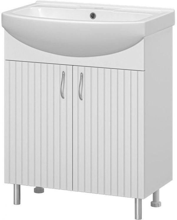Тумба с раковиной Misty Изео 70 УТ000015762 Белая