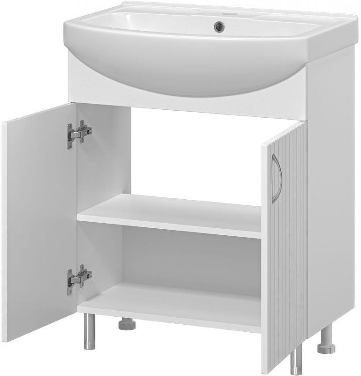 Тумба с раковиной Misty Изео 70 УТ000015762 Белая