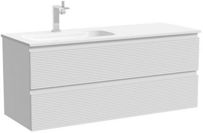 Тумба под раковину Sancos Folk 120 L FL120LW подвесная цвет Bianco