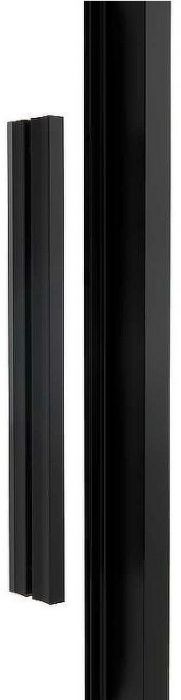 Душевой уголок Vincea Slim Soft 100x90 VSR-1SS9010CLB профиль Черный стекло прозрачное