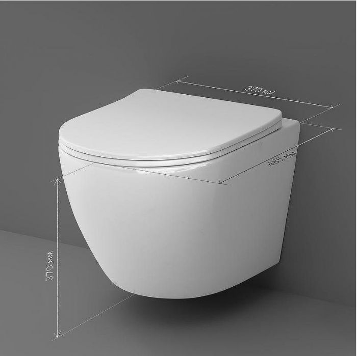 Унитаз AM.PM Like C801900SC подвесной с сиденьем Микролифт
