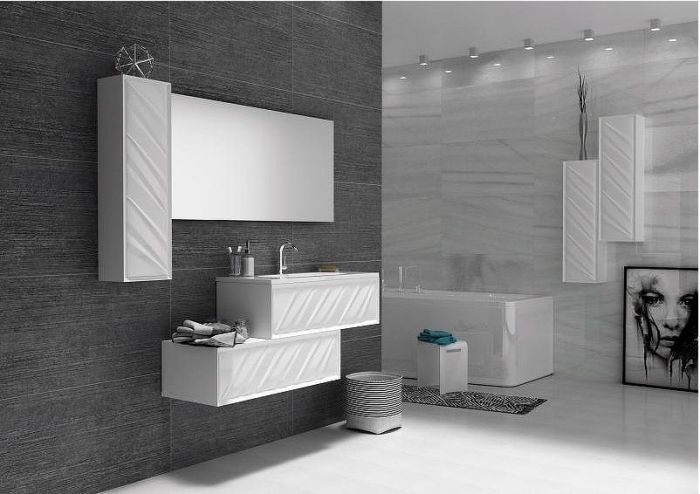 Зеркало Marka One Glace 140 У73579 с подсветкой Холодный свет 300 LED