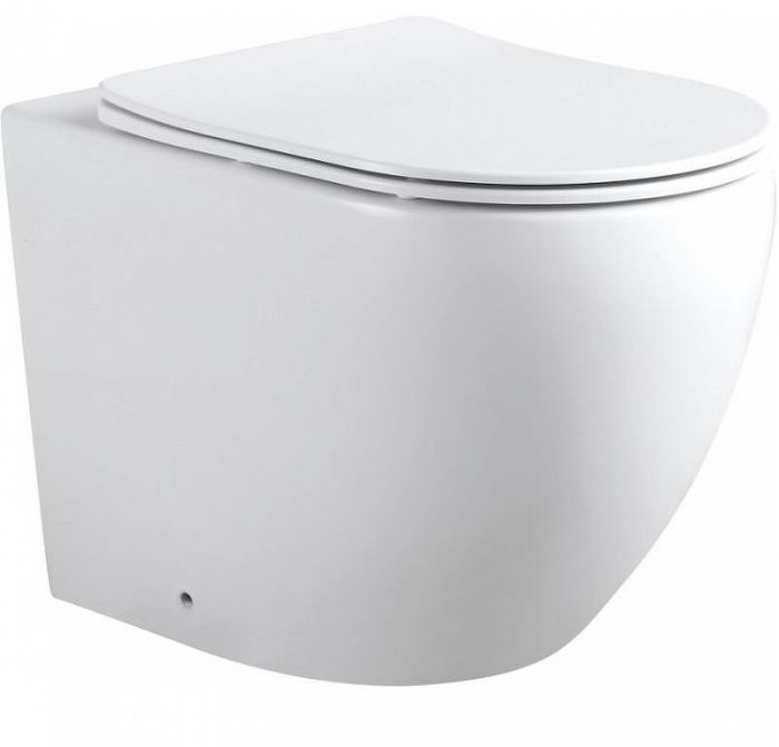 Унитаз Aquanet Cetus 2.0 Rimless 243540 приставной с сиденьем Микролифт