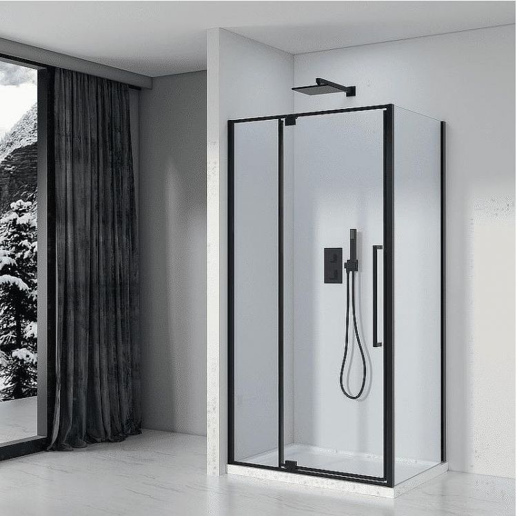 Душевой уголок Black&White Stellar Wind S818 BC 100x80 8181000 профиль Черный матовый стекло прозрачное Душевой уголок Black&White Stellar Wind S818 BC 100x80 8181000 профиль Черный матовый стекло прозрачное