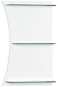 Полка Aquanet Опера 45 169630 с подсветкой Белая