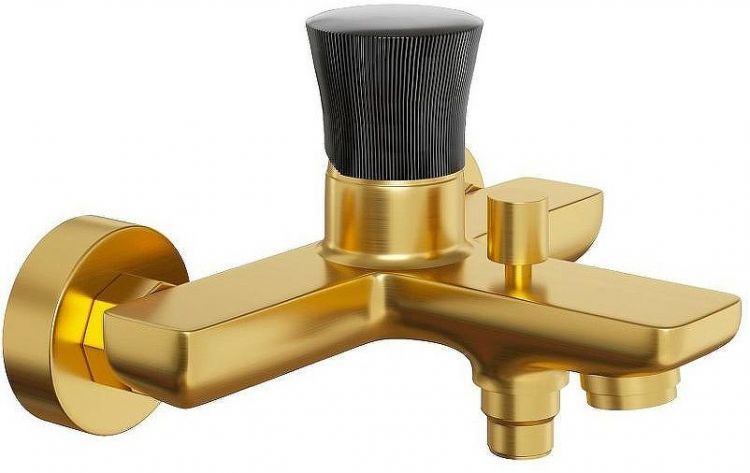Смеситель для ванны Paini Domus 18PJ111PZ Золото матовое