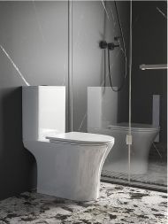 Унитаз компакт Ceruttispa Bernina CT11133 цвет Белый с сиденьем Микролифт