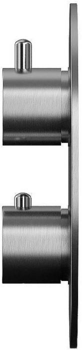 Смеситель для ванны Whitecross Y brushed nickel YSET10NIB с термостатом Брашированный никель