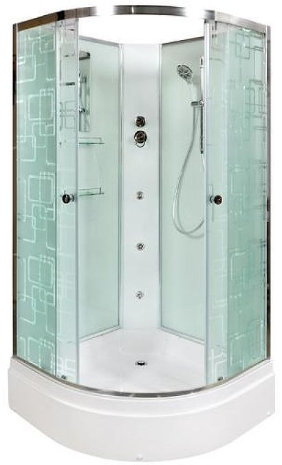 Душевая кабина Avacan 100 EM2710NGM с гидромассажем