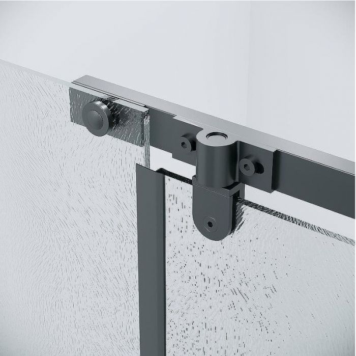 Душевой уголок Grossman Pragma 100х90 120.K33.03.1090.21.02 профиль Черный матовый стекло шиншилла