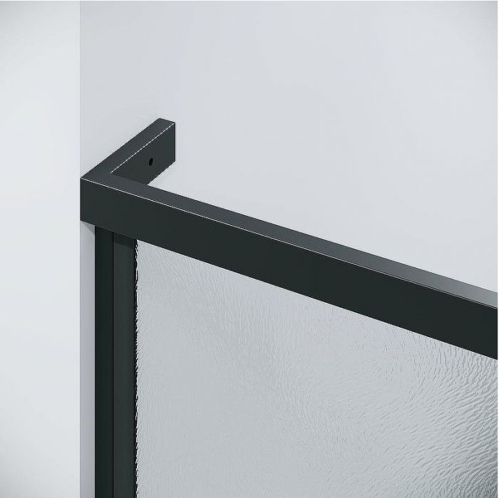 Душевой уголок Grossman Pragma 100х90 120.K33.03.1090.21.02 профиль Черный матовый стекло шиншилла