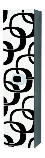 Пенал Laufen MIMO, бел/чер, 4.6255.1.055.531.1