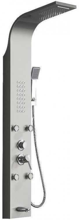 Душевая панель Ceruttispa Victoria BR CT9980 с гидромассажем Нержавеющая сталь