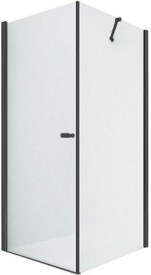 Душевой уголок New Trendy New Soleo Black 90х70 D-0231A/D-0113B профиль Черный стекло прозрачное