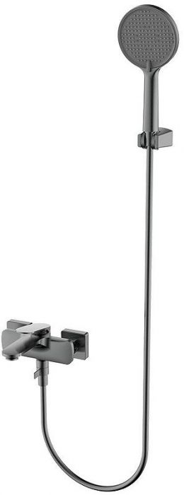 Смеситель для ванны AQUAme Imola AQM6712GM цвет Оружейная сталь