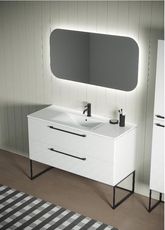 Зеркало SanVit Асти 90 zasti90 с подсветкой с инфракрасным выключателем