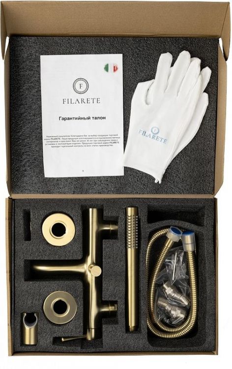 Смеситель для ванны FILARETE Roun FL2120MG цвет Золото матовое Смеситель для ванны FILARETE Roun FL2120MG цвет Золото матовое