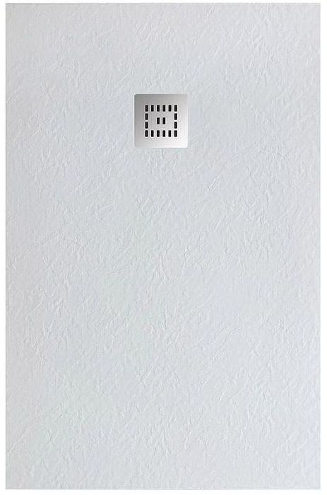 Душевой поддон из искусственного камня BelBagno Uno 100x80 TRAY-MR-UNO-AH-100/80-35-W Белый
