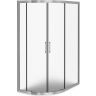 Душевой уголок Good Door Latte R-120-G-WE 120x80 профиль Белый стекло Grape