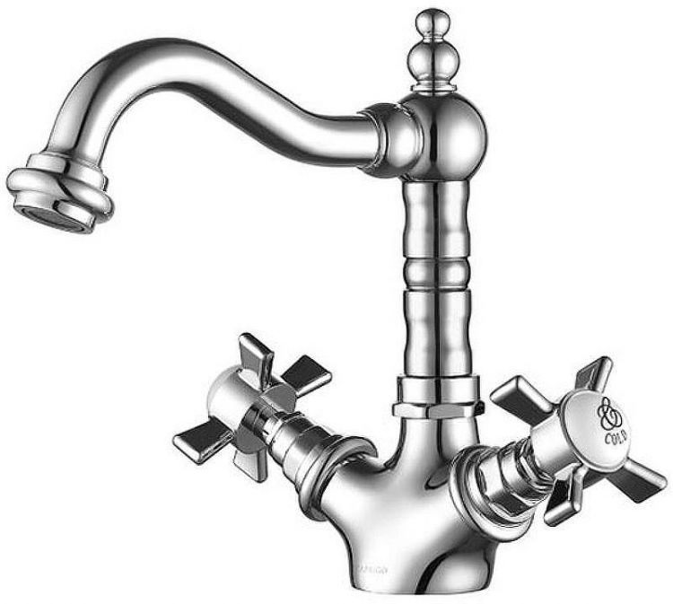 Смеситель для раковины Caprigo Bristol 21-526-crm Хром Смеситель для раковины Caprigo Bristol 21-526-crm Хром