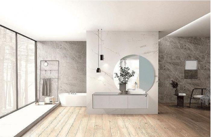 Тумба с раковиной Black&White Universe U915.1600R 160 R 9151601 подвесная Glossy light grey