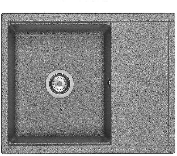 Кухонная мойка Aquaton Делия 65 1A718632DE230 Серая