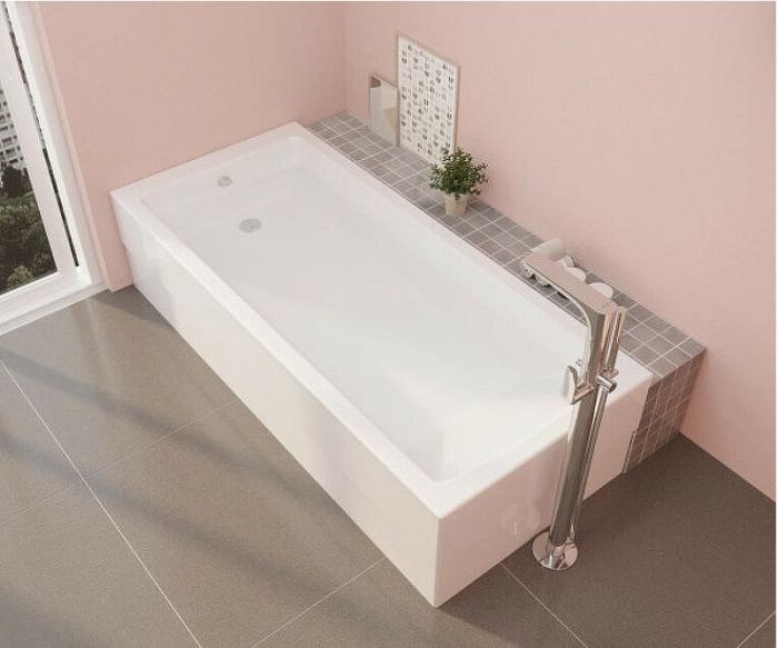 Акриловая ванна Vitra Neon 180x80 55840001000 без гидромассажа