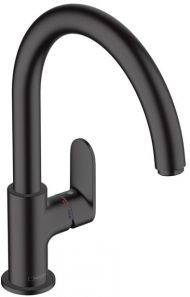 Hansgrohe Vernis Blend M35 Смеситель для раковины, однорычажный, излив 260 мм, цвет: матовый черный