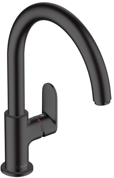 Hansgrohe Vernis Blend M35 Смеситель для раковины, однорычажный, излив 260 мм, цвет: матовый черный