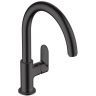 Hansgrohe Vernis Blend M35 Смеситель для раковины, однорычажный, излив 260 мм, цвет: матовый черный