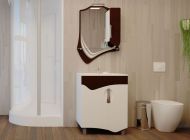 Мебель для ванной Velvex Dali 60, цвет венге белый (напольный)