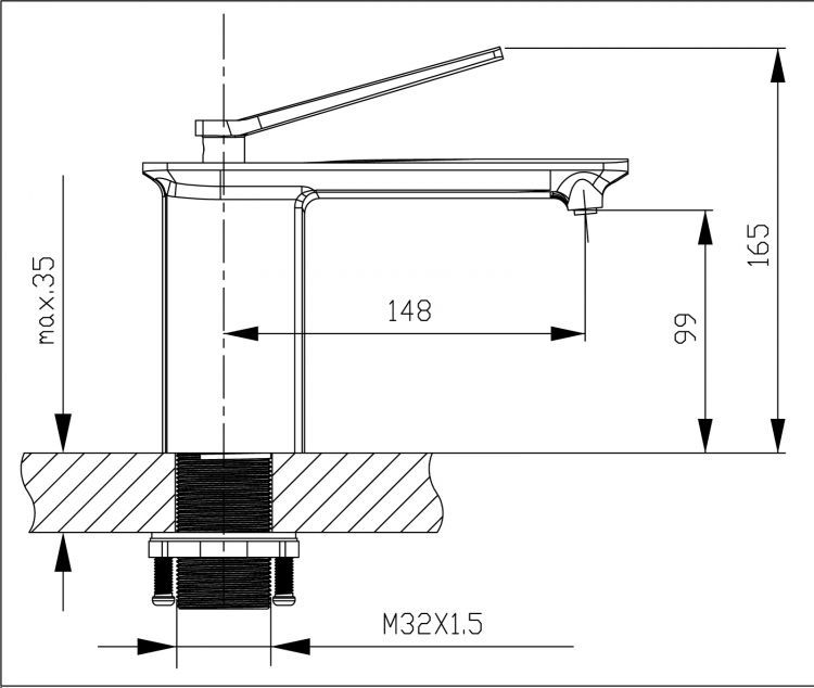 Смеситель для раковины Timo Halti 4161/00F хром Смеситель для раковины Timo Halti 4161/00F хром