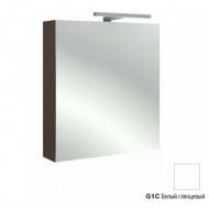 Зеркальный шкаф Jacob Delafon 60 см EB795GRU-G1C левый, белый блестящий лак